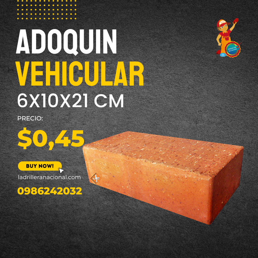 Adoquin vehicular